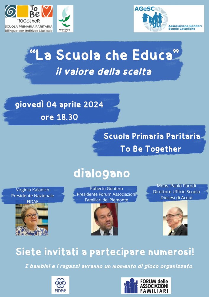 "LA SCUOLA CHE EDUCA: il valore della scelta"