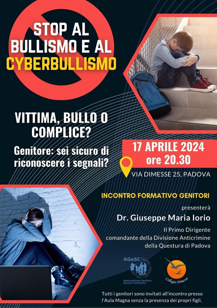 STOP AL BULLISMO E AL CYBERBULLISMO