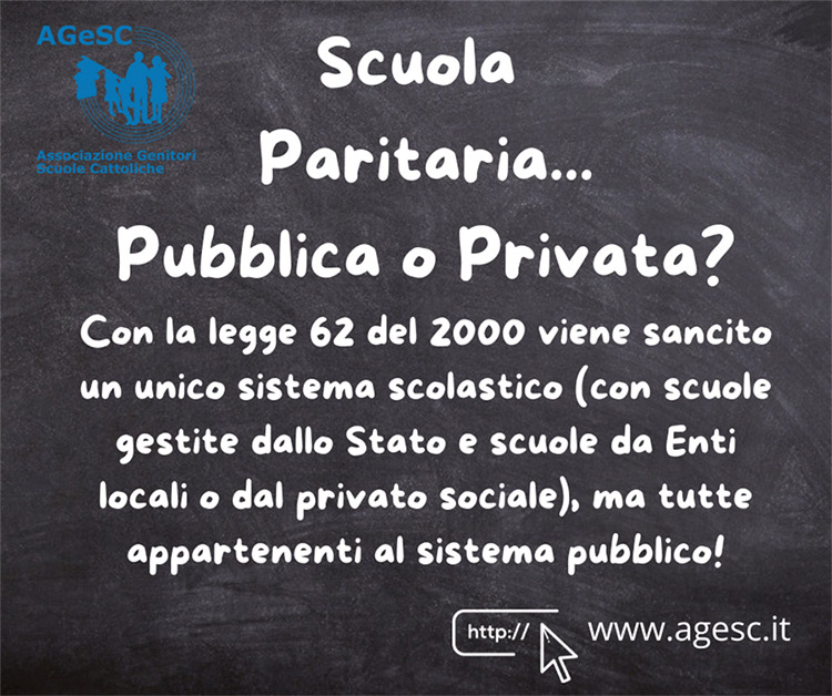 «A 24 anni dalla legge sulla parità scolastica, la libertà di scelta sia garantita»