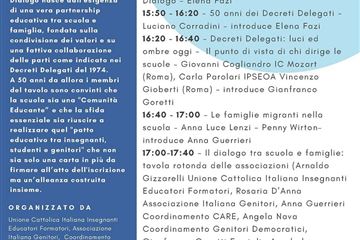 Convegno UCIIM - "Scuola e Famiglie. La forza delle convergenze"