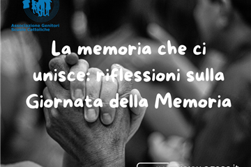 IL GIORNO DELLA MEMORIA E IL RUOLO DEI GENITORI PER «NON DIMENTICARE»